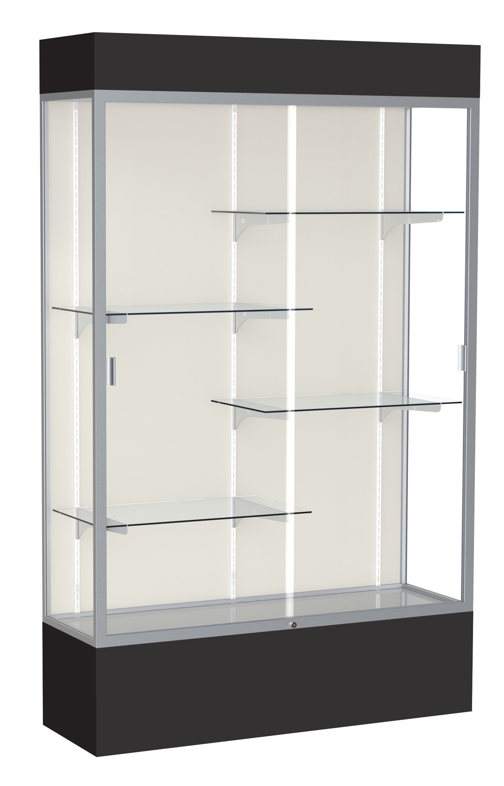 72H 4'W Spirit Trophy Locking Display Case - See Other Sizes