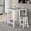 Tabouret suspendu 3 pièces facile à nettoyer pour les petits espaces