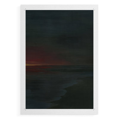 Red Nightsky II - reproduction de toile seulement - non encadrée