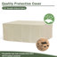 Foyer de table rectangulaire au gaz propane de 60 pouces MGO 60000 BTU (support de réservoir non inclus)