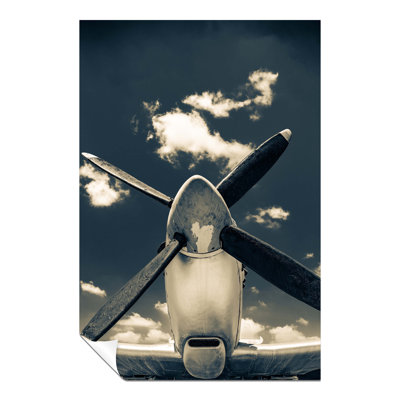 Sky & Airplane Propellers 1 Piece Wall Art