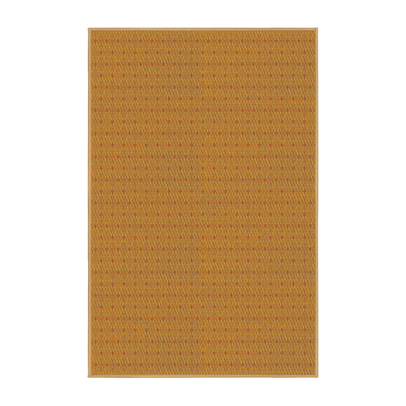 Tapis orange/brun à motif, Rectangle 4 pi x 6 pi