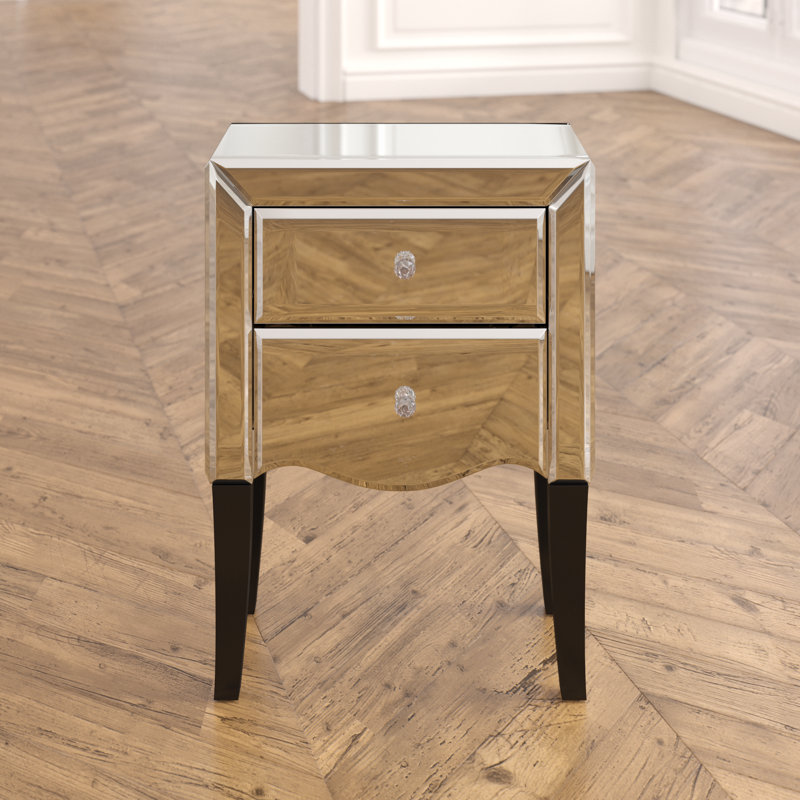Elissa 2 Drawer Bedside Table