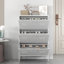 Armoire à chaussures avec 3 tiroirs rabattables