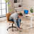 Maddoux Armless Swivel Office Chair Faux Leather Upholstered Waterproof Desk Chair Ergonomic Adjustable Computer Chair-264647578