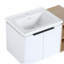 Meuble-lavabo de 36 pouces avec lavabo et petites tablettes de rangement