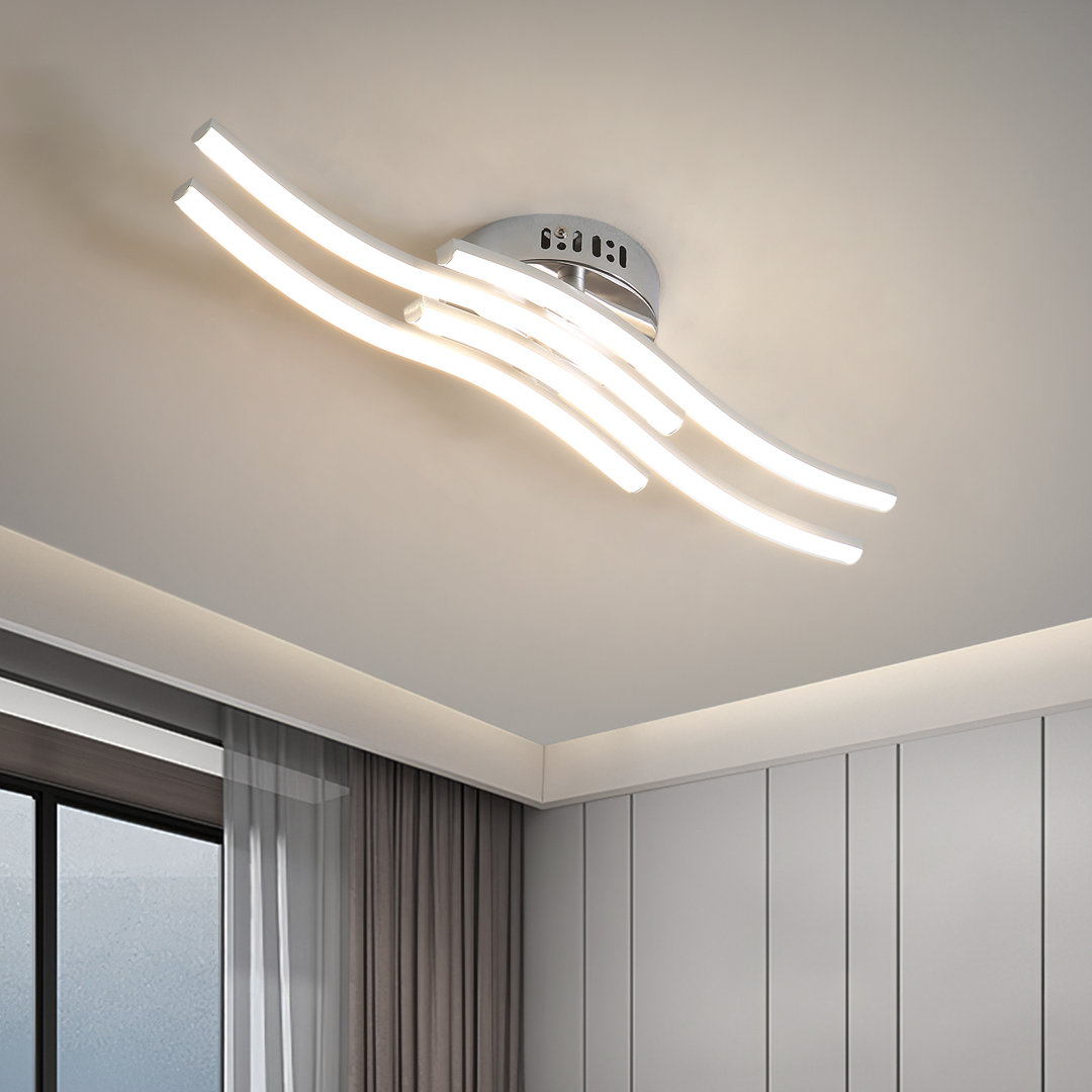 LED 4-Light Flush Mount Ceiling Light