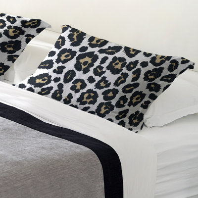 Polyester Animal Print Sham Set