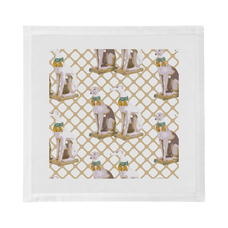 Regal Greyhound Square Napkins, 22" W x 22" L, Luxe