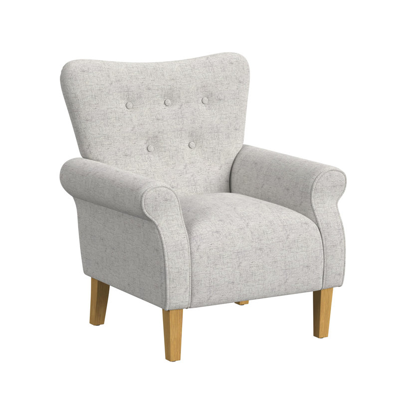 Aret Upholstered Armchair, Brown