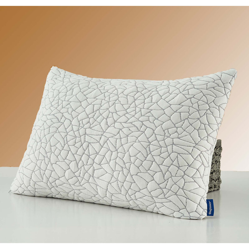  Mousse à mémoire de forme; coussin de refroidissement en polyester doux et moyen, Grand coussin: 20 po x 28 po