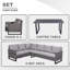 Nazime Karlshamn 4 Piece Sectional Seating Group with Cushions-91440548
