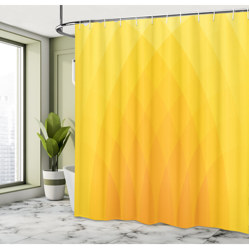 Shower Curtain with Hooks Included, 75"H x 69"W