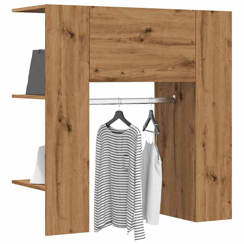 Backes 2 Door Wardrobe, Artisan Oak