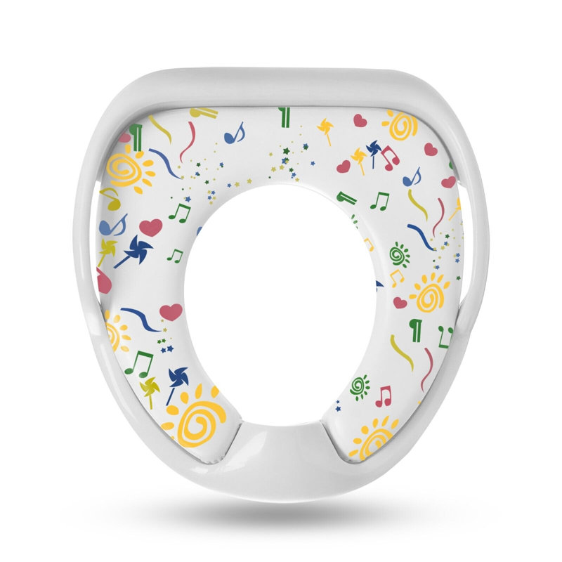 Round Cushioned Toilet Seat