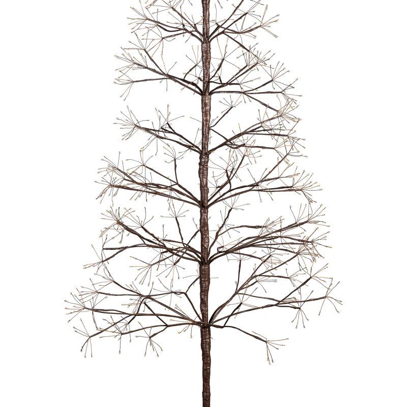 Arbre étoilé à DEL changeant de couleur, H 48 po