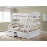 2 Drawer Triple Sleeper Bunk Bunk Bed