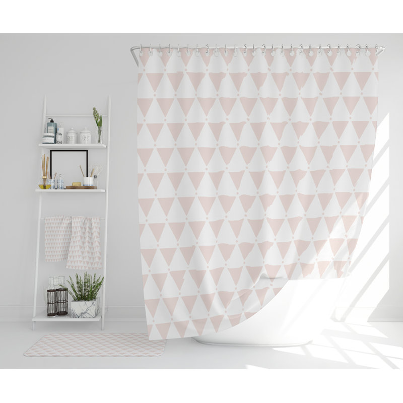 Nath Polyester Shower Curtain Set