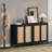 Safura 34.3" W 3-Shelve Solid Wood Sideboard-1332015183-1333447933