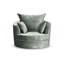 Upholstered Swivel Armchair-1903443024