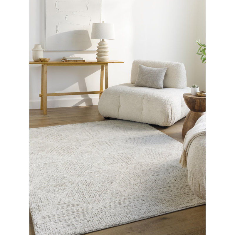 Tapis touffeté à la main Buckholts Global, Rectangle 9 pi x 12 pi