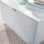 Coastal Coffee Table With Drawer, White Finish