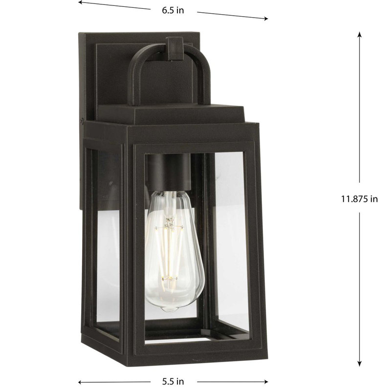 Lanterne murale d'extérieur 2 lumières avec DURASHIeld, H 11,88 po x l 5,50 po x P 6,50 po