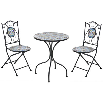 2 - Person Patio Dining Set Round Table