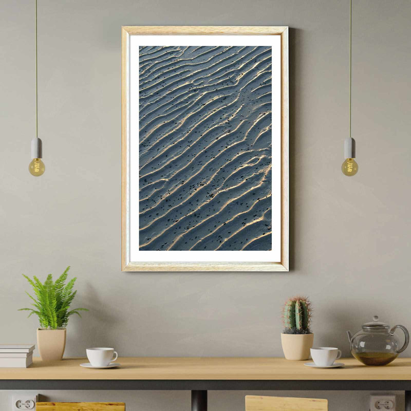 Élégante peinture décorative en panneau de fibres à densité moyenne, 16,5 po x 24,4 po | Cadre 100% bois massif (épaisseur: 0,8 pouce), œuvre d'art imprimée aux UV sur panneau de fibres à densité moyenne à 100% (épaisseur: 0,1 pouce) | Parfait pour la décoration intérieure, le salon et le bureau