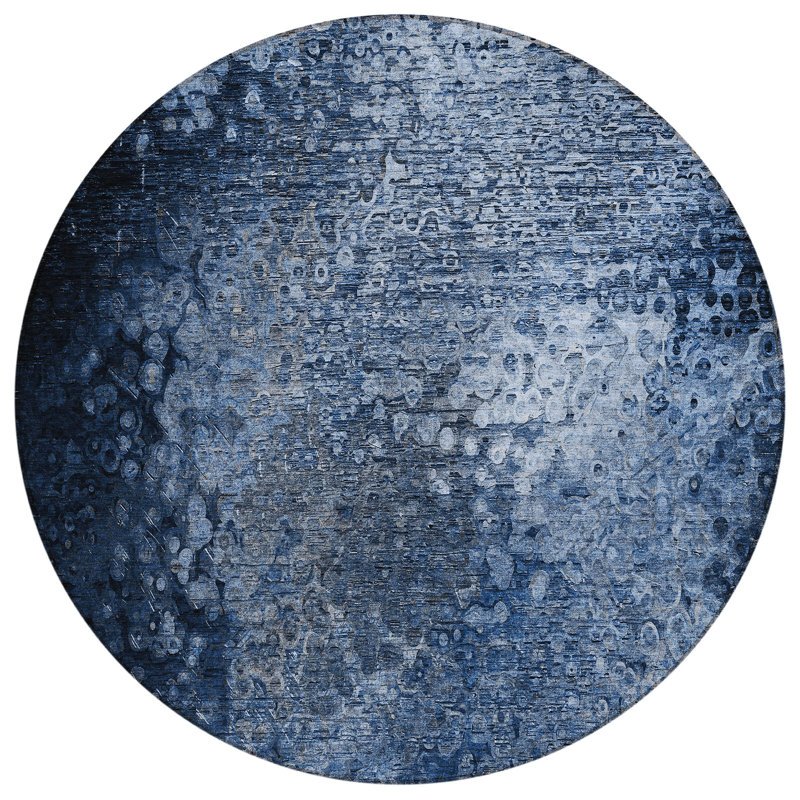 Tapis intérieur / extérieur Rosemond, Rond 8 pi