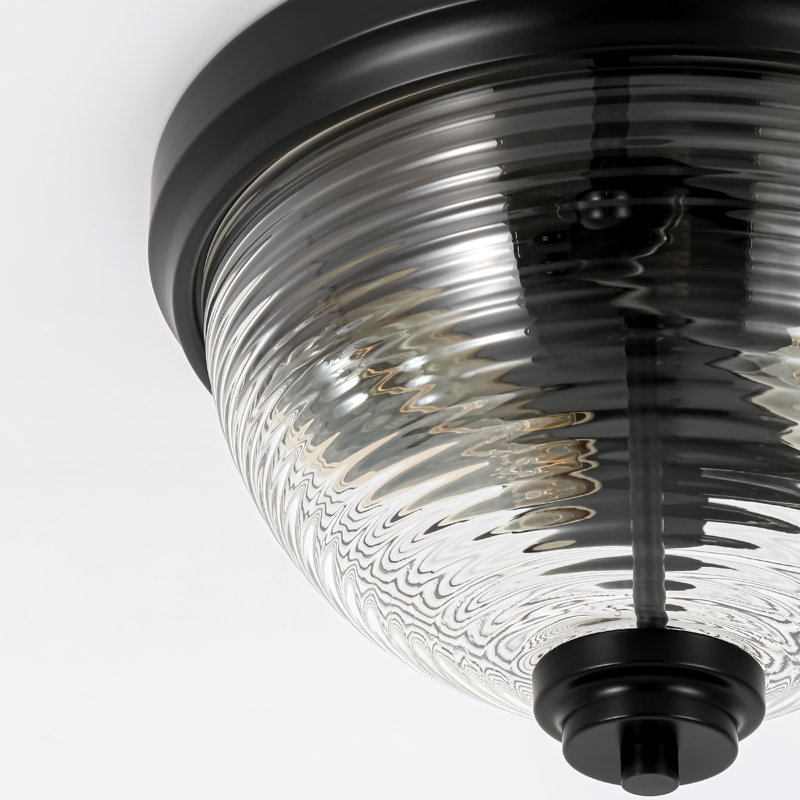 RibbedLume 2 - Light  Flush Mount Ceiling Light 