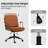 Swivel Office Chair, Adjustable Height Task Chair with Upholstered-1769039257