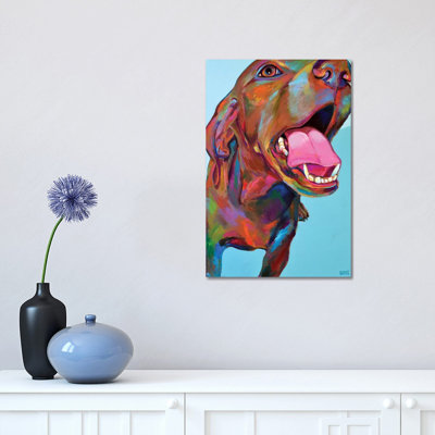 «Vizsla» par Robert Phelps - peinture sur toile tendue