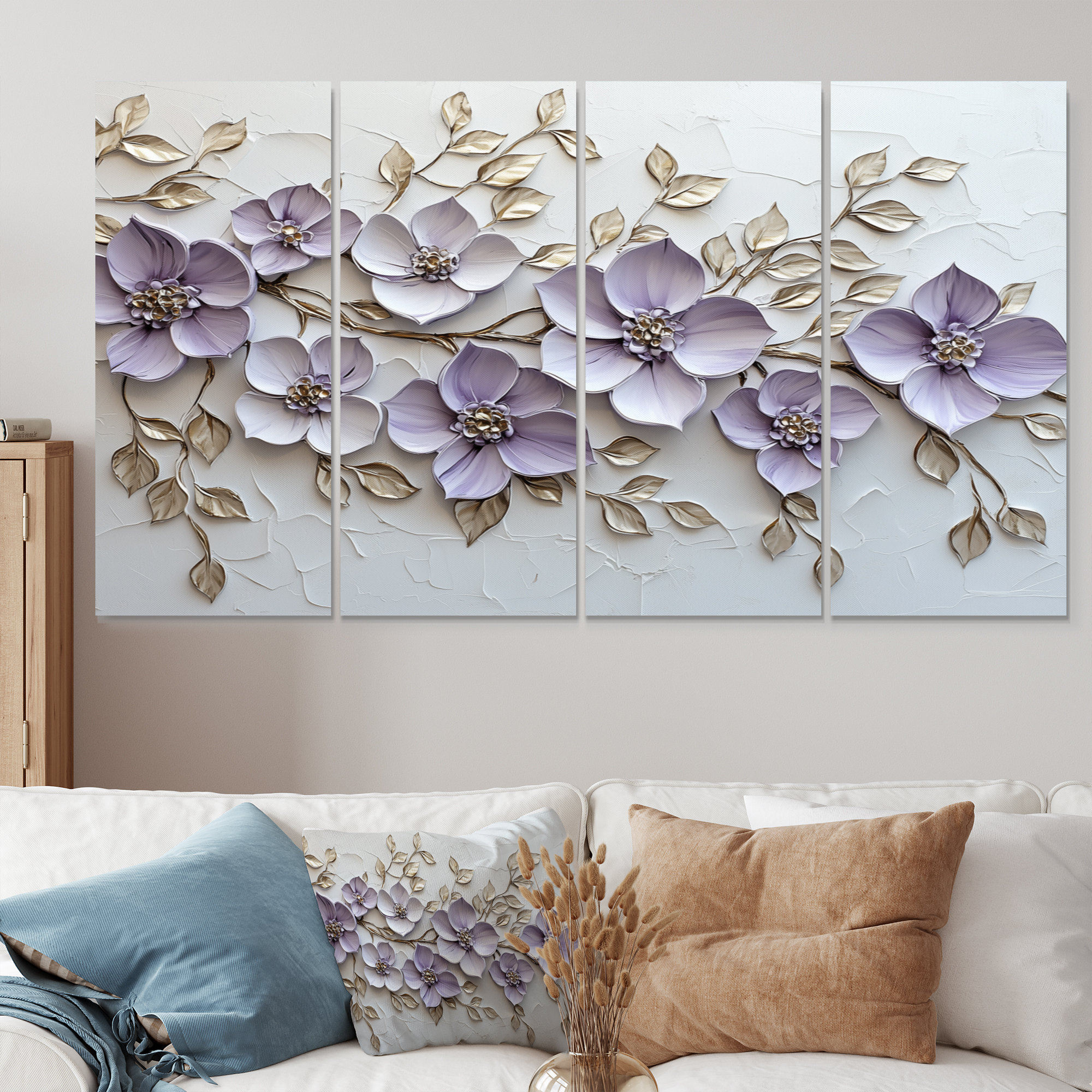 Winston Porter Purple Blooming Lilac Melody II - Lilacs Wall Art Print ...