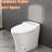 Bathroom Toilet With Dual Flush & 360 Waterproof Design Smart Soft Close Seat Powerful Flushing Function