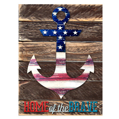 Americana Handmade Wall Decor on Wood