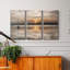 Doux coucher de soleil - Photographie sur toile tendue 3 pièces-1762166944