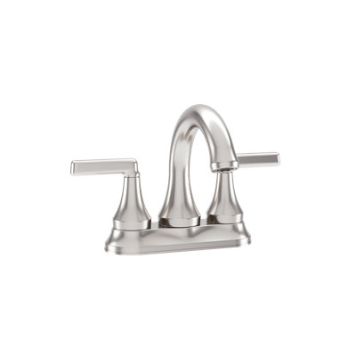 Birch Centerset Faucet with Push Pop Drain
