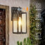 Schock Matte Black 32.1cm H Outdoor Wall Lantern