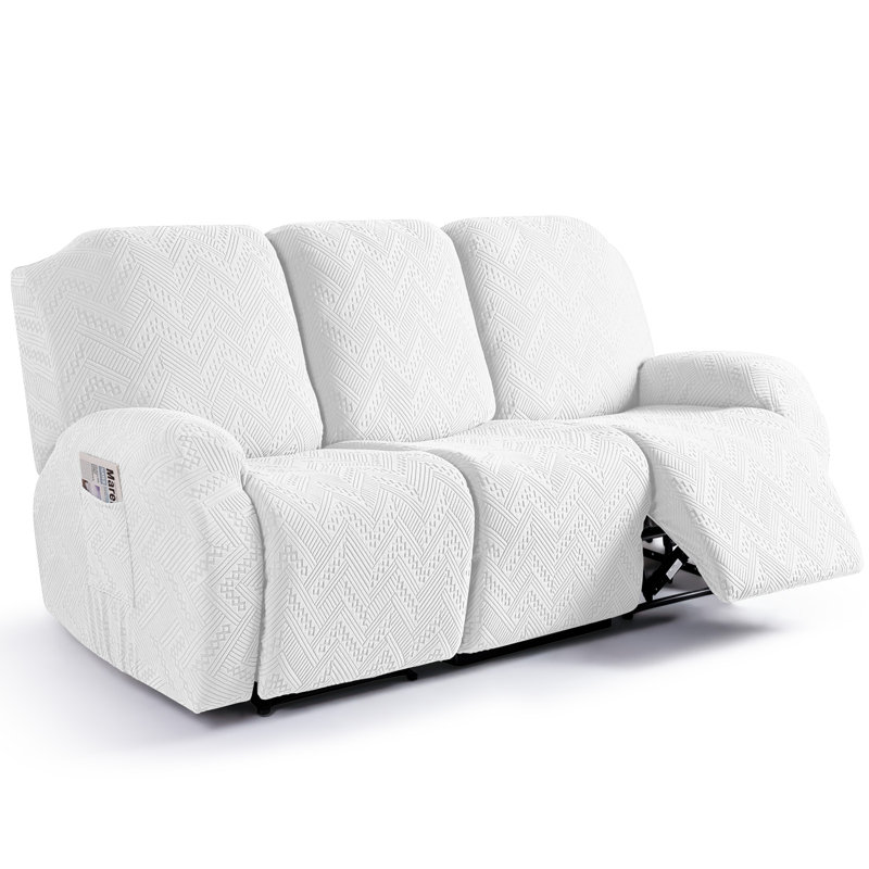 Housse extensible pour canapé 3 pièces Harriet, Ivoire ivoire