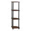 Elvin Corner Shelving Bookcase-1045329669