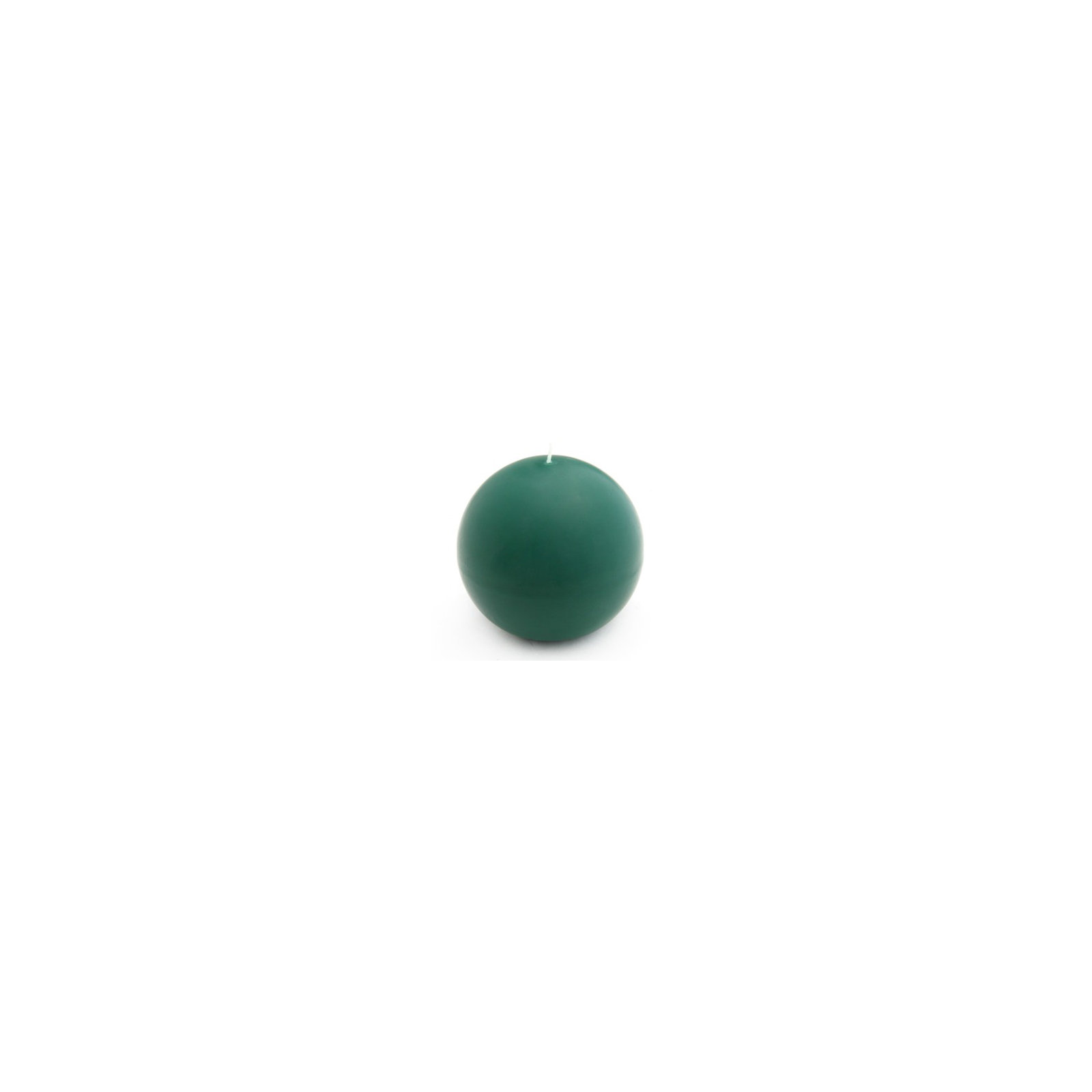Ball Candle, 2" Diameter, Hunter Green, Set of 96