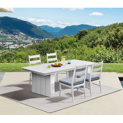 Watze Dining Set, Buff, 5-PC