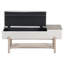Banc de rangement rembourré Farmhouse avec compartiment caché-345919971