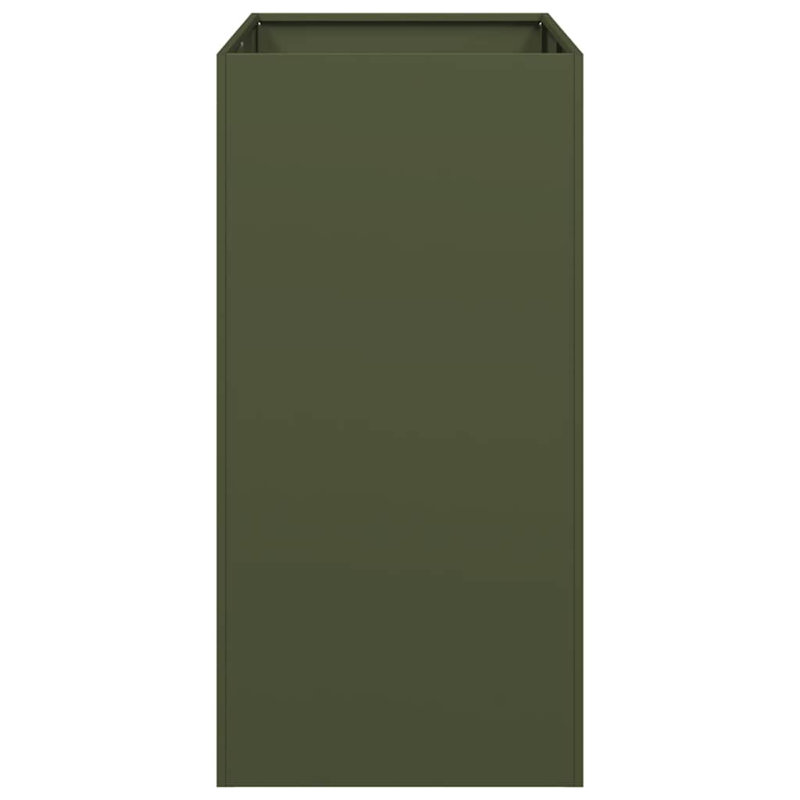 Pot Planter, Olive Green, 80cm H x 80cm W x 40cm D