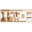 Tabouret de bar en bois, tabouret en bois d'acacia-2031296831
