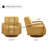 Swivel Upholstered Accent Armchair-35629145