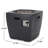 Tyandre Square Magnesium Oxide Propane Fire Pit Table