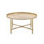 Table basse à plateau rond