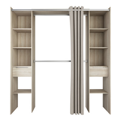 Ching 115cm - 190cm Closet System